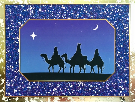 Christmas Glitter Frames  by Elena Pavlova