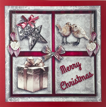 8x8 Silver Christmas by Elena Pavlova