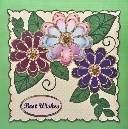 Topper With Cute Flowers 5 by Elena Pavlova