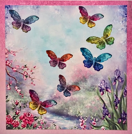 Fantasy Forest Magical Butterflies  by Elena Pavlova