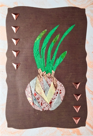 Onion Iris Folding Fancy Folding Pattern by Elena Pavlova