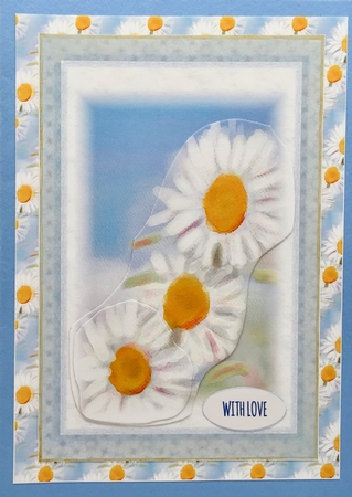 DAISY BACKGROUND/BACKING PAPER: A4 With Commercial Use by Elena Pavlova