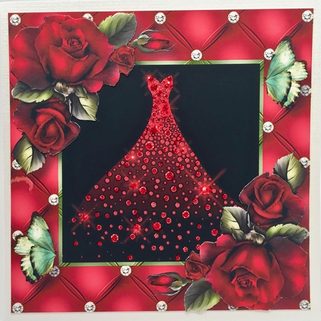 The Diamond Gown - Red by Elena Pavlova