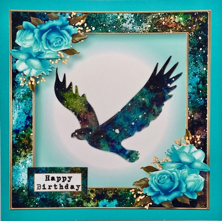 Male Or Female Blue Nebula Bird 1 by Elena Pavlova