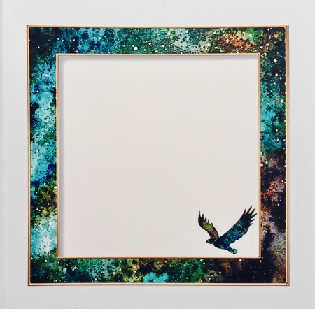 Male Or Female Blue Nebula Bird 1 by Elena Pavlova