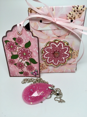 7 Tags & Embellishments With Flowers by Elena Pavlova