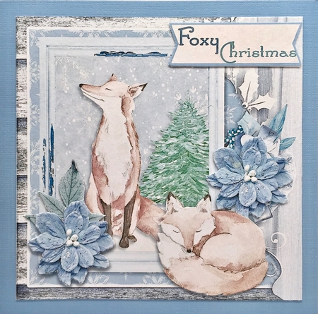 Winter Charm 5 - 10 6x6 Card Fronts & Inserts Kit. by Elena Pavlova