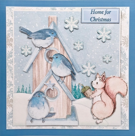 Winter Charm 5 - 10 6x6 Card Fronts & Inserts Kit. by Elena Pavlova