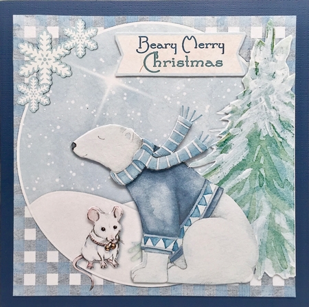 Winter Charm 5 - 10 6x6 Card Fronts & Inserts Kit. by Elena Pavlova