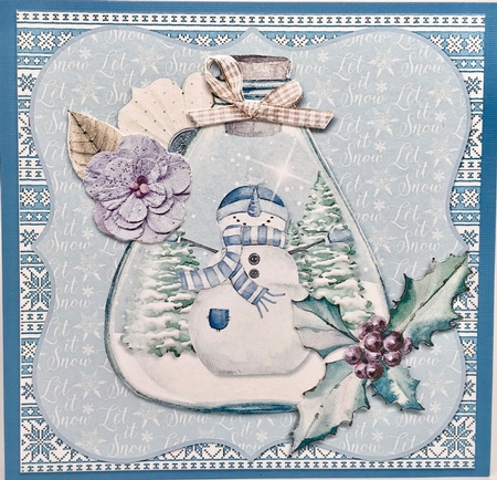 Winter Charm 5 - 10 6x6 Card Fronts & Inserts Kit. by Elena Pavlova