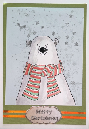 CHRISTMAS SNOWFLAKES: Versatile A4 Ink-Saving Background/Backing Paper by Elena Pavlova