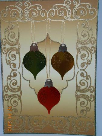 Magic Christmas Card Front/ Topper & Insert 4 by Elena Pavlova