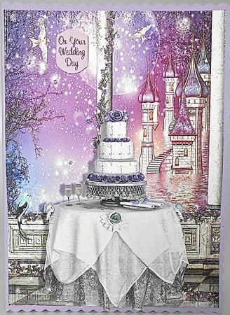 Fairytale Wedding Card Front by Elena Pavlova