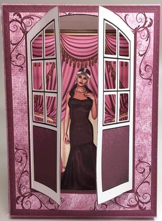 Through the Doors Meet You at Curtains Mini Kit by Elena Pavlova