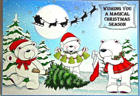 A Beary Merry Christmas by Elena Pavlova