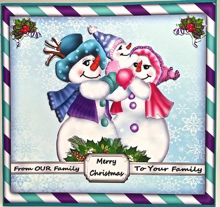 Snowmen Family Sbs by Elena Pavlova