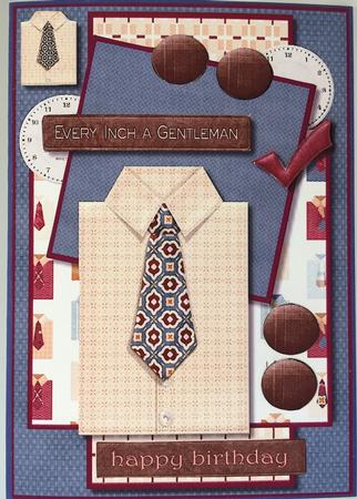 Male Card Every Inch a Gentleman by Elena Pavlova