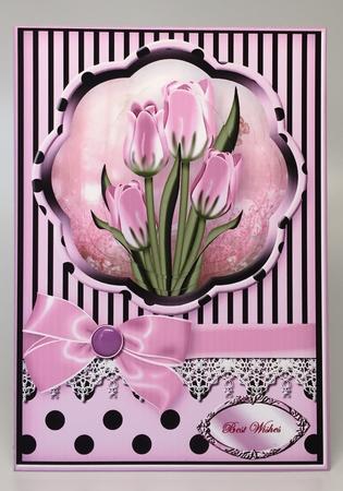 Spring is in the Air Petal Pyramid Card by Elena Pavlova