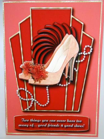 Shoes Card Topper by Elena Pavlova