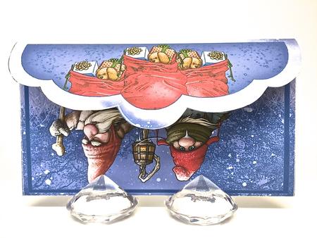 Winter Gnome Money Wallet by Elena Pavlova