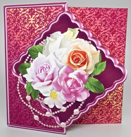Summer Bouquet Offset Diamond Card Mini Kit by Elena Pavlova