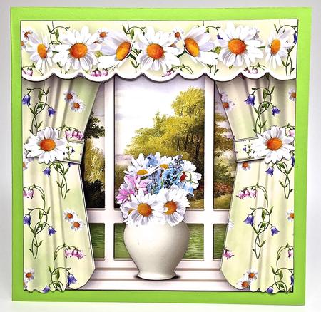 Window Dressing - Mountain Meadow by Elena Pavlova