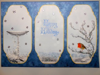 Winter Robin Card Topper by Elena Pavlova