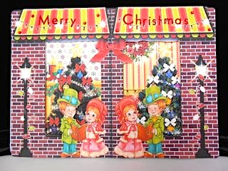 Double Window Mini Kit - Christmas Carolers by Elena Pavlova