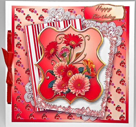 Gerberas 7" x 7" Mini Kit by Elena Pavlova