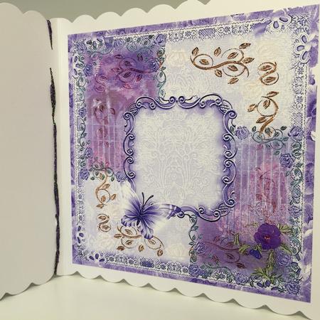 Stunning Pansy 8x8 Insert by Elena Pavlova