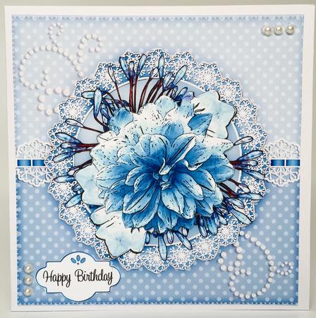 8x8 Bouquet & Lace a Touch of Elegance Mini Kit 3D Decoupage by Elena Pavlova