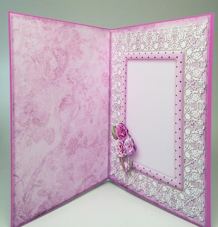 Lacy Lovelies A5 - Pink Roses Insert by Elena Pavlova