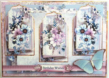 Selection of Florals Panel Card and Toppers by Elena Pavlova