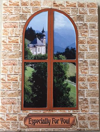 The View from My Window - the White Church by Elena Pavlova