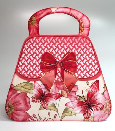 Beautiful Floral Handbag Shaped Card Kit by Elena Pavlova