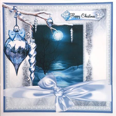 Winters Night Card Topper by Elena Pavlova