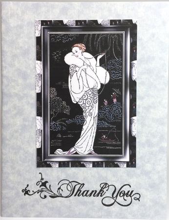 Art Deco Ladies Framed Toppers by Elena Pavlova