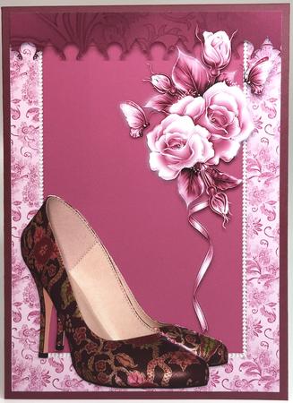 Roses & Pearls Card Fronts by Elena Pavlova