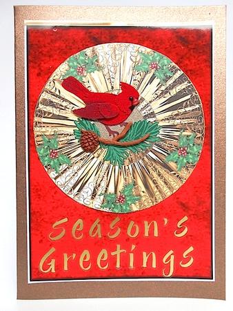 Designer Resource - Christmas Mats with Holly Embellishments by Elena Pavlova