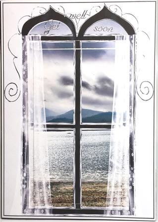 Through the Window Derwent Water by Elena Pavlova