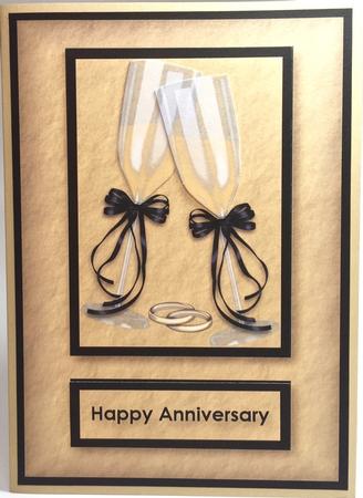 Wine Glasses Quick Card by Elena Pavlova