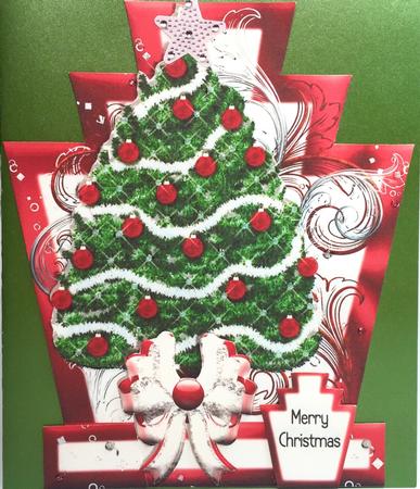 Deco Style Topper Deck the Halls Traditional by Elena Pavlova