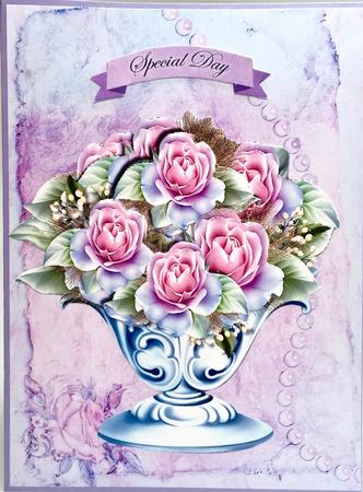 Heart Vase & Roses Mini Kit by Elena Pavlova