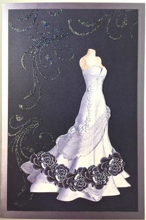 Gorgeous Lavender Evening Dress & Roses by Elena Pavlova