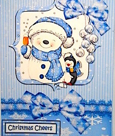 Snowman Cheers by Elena Pavlova