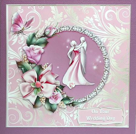 Fairytale Wedding - 8" Square Card Mini-kit by Elena Pavlova