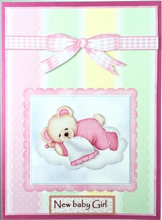 Sleepy Bear for Baby Girl by Elena Pavlova