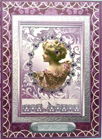 Vintage Lady Cameo #2 by Elena Pavlova