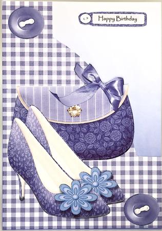 Shaped Card Fashionista 2 by Elena Pavlova