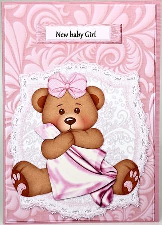 New Baby Girl Teddie by Elena Pavlova
